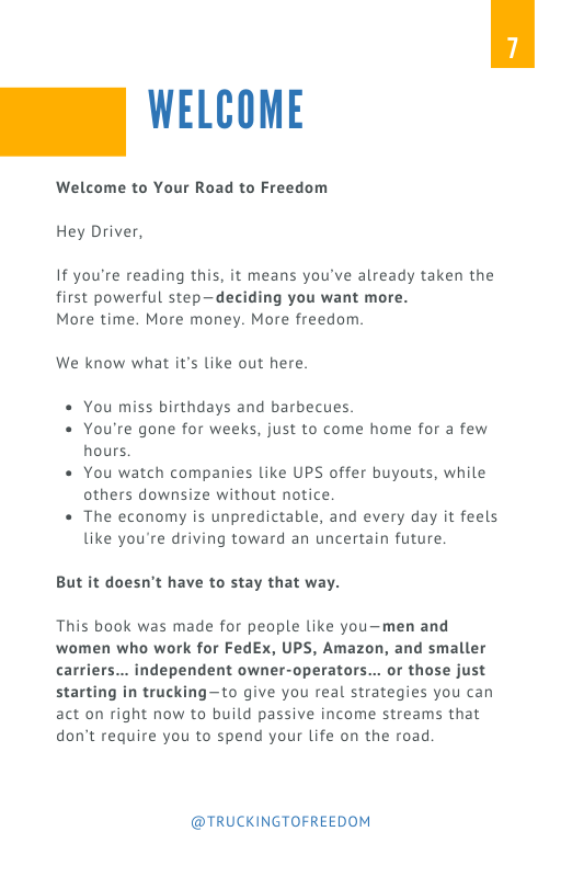 Trucking to Freedom: The Ultimate Guide to Helping Truckers Make Passive Money