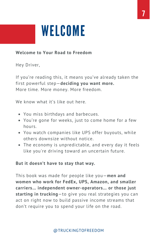 Trucking to Freedom: The Ultimate Guide to Helping Truckers Make Passive Money